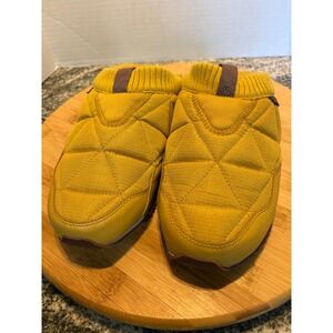 Teva Mustard Quilted Slippers